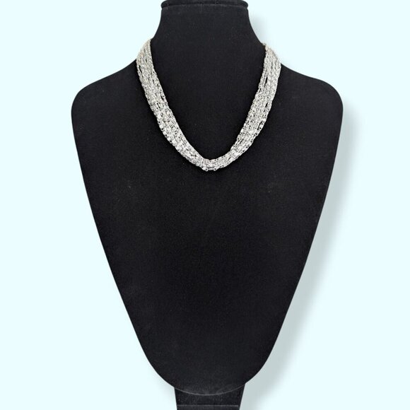 Vintage Sarah Cov 8-Strand Chain Necklace - Picture 2 of 7